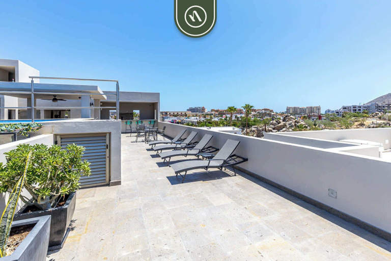 Terrace/patio 4, Centric 1BR Condo in Downtown Cabo - Rooftop Pool, La Paz