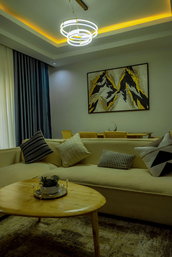 Living area 3, Serene Apartment, Gasabo