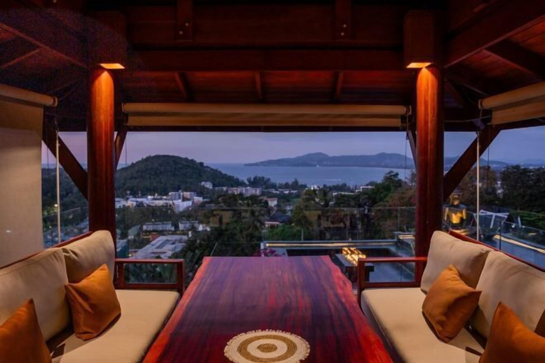 Outdoor dining 2, Villa ZeniMo, Surin Beach, pool, 9 BR 18 guests, Pulau Phuket