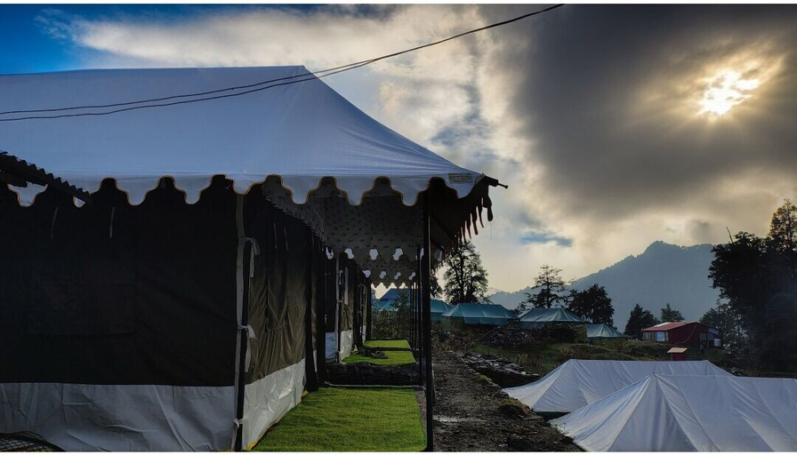 Front of property 5, RIVER SIDE CAMP CHOPTA, Chamoli