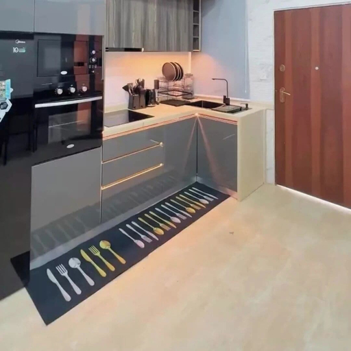 Private kitchen, Calli's Court Apartment, Oshimili North