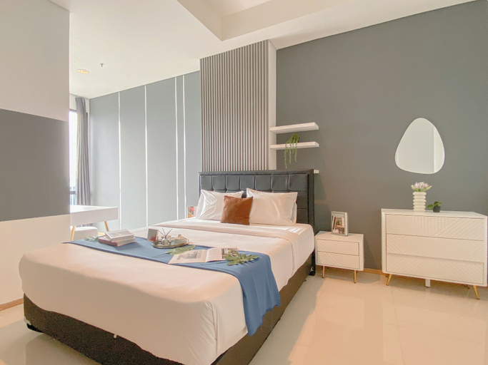 Room 5, Modern Monochromatic 2Br Near Lrt Station At Apartment Samara Suites, Jakarta Selatan