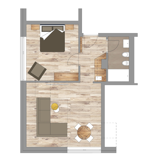 Floor plan 4, The Post Mountain Residence, Bolzano