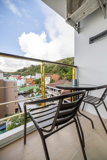 View from room 5, Meet Holiday International Hotel, Pulau Phuket