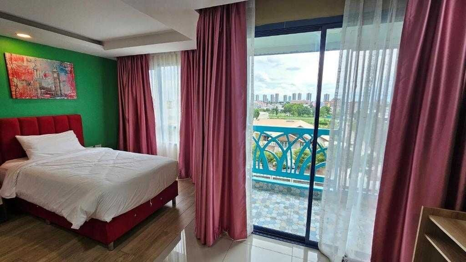 View from room, OYO 75592 Blue Tel Residence, Pak Kret
