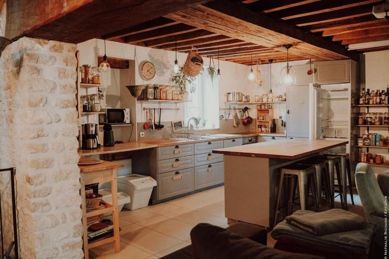 Shared kitchen, Le Moulin Inattendu par Bonne Vie, Seine-et-Marne