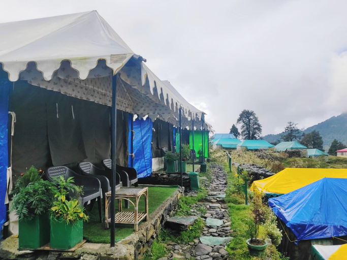 Front of property 2, RIVER SIDE CAMP CHOPTA, Chamoli