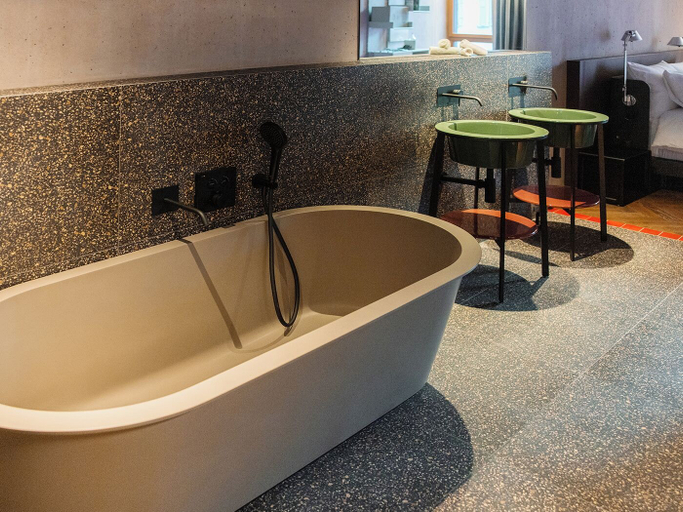 Bathroom 5, Hôtel Borsari - A Member of Design Hotels, Martigny
