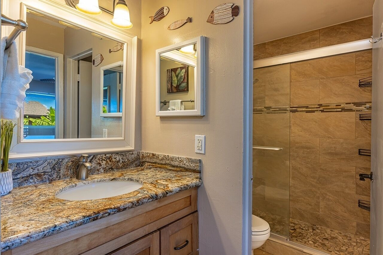 Bathroom 3, Kahana Sunset E5e 1 Bedroom Condo, Maui