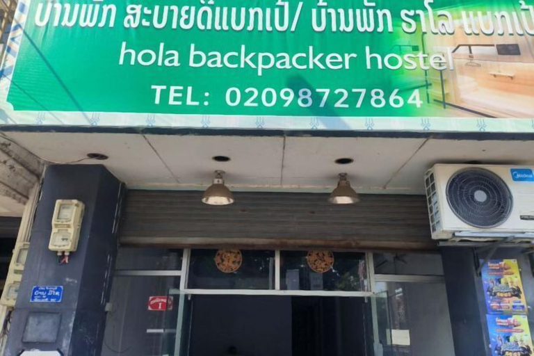 Exterior, hola backpacker hostel, Vientiane