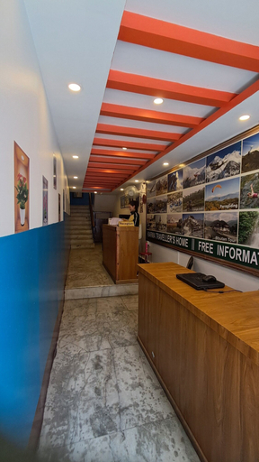 Interior entrance, Karma Traveller's Home, Bagmati