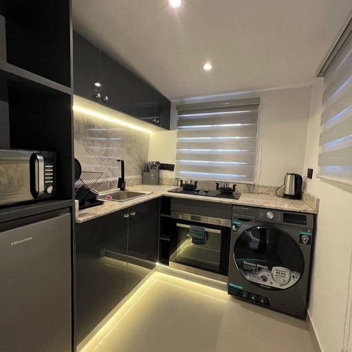 Private kitchen, The Pines Court Apartment, AbujaMun