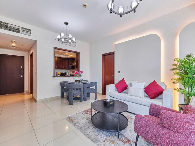 Living room 5, bnbme - 29 Boulevard Tower 1 - 1 BDR, Dubai