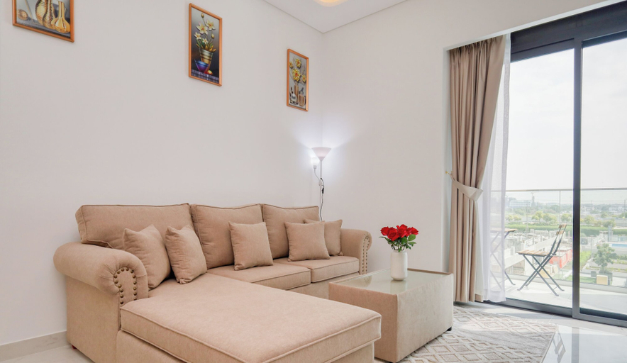 Living area 2, Splendour Living 1BR at Azizi Riviera, Dubai