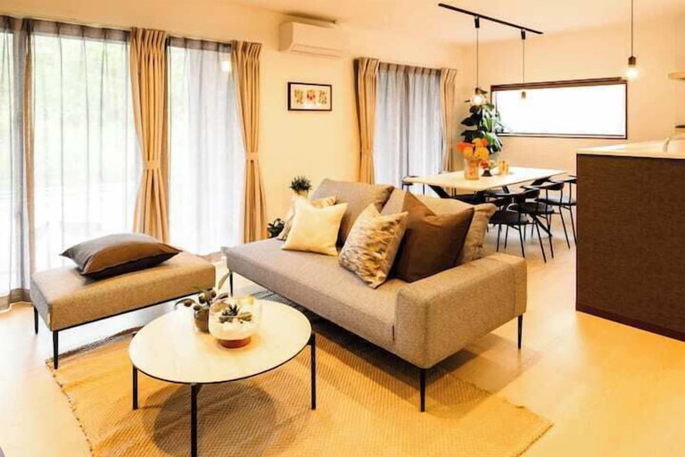 Living area 3, villa nago no mori, Nago