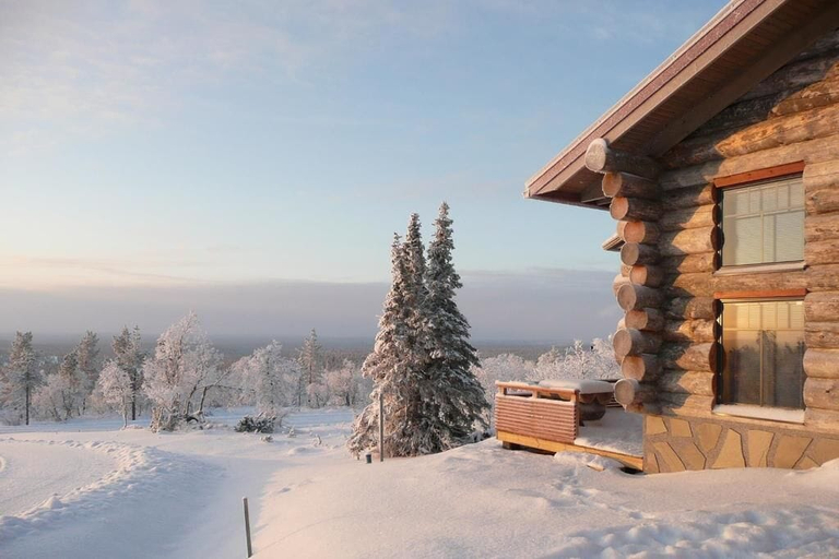 View from property 4, Sielikkö Aurora Log Villas, Lapland