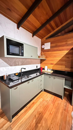Private kitchen, Chalé Merlot - Vila Chamonix, Urubici