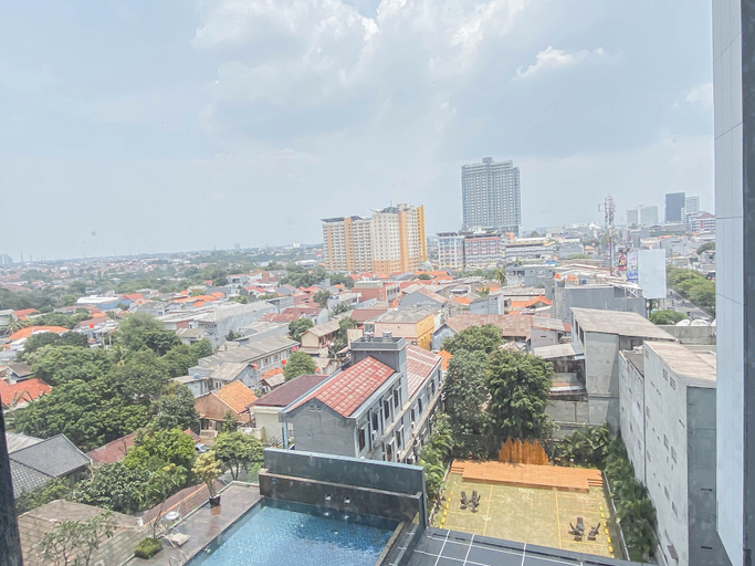 View from room, Simple Look Studio Apartment At Evenciio Margonda Near Station, Depok