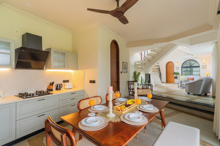 Private kitchen 3, Water Edge by Akama Homes- 4Bhk Luxe, North Goa