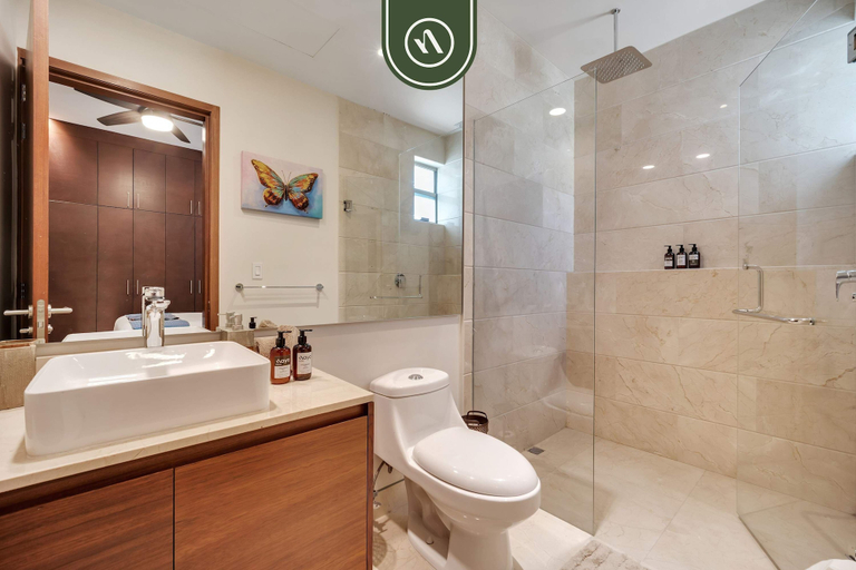 Bathroom 3, Oceanview 3 BR Condo - Pool - View of the Desert, La Paz
