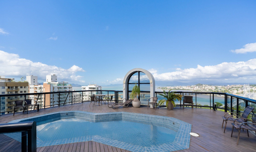 Pool, Fully Equipped Accommodations in a Building With Pool and gym in Downtown Florianopolis - Lins, Florianopolis