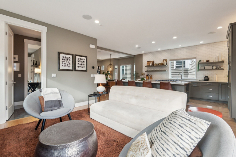 Living area 4, Georgetown Home Media Room, Patio & EV Charger, Seattle