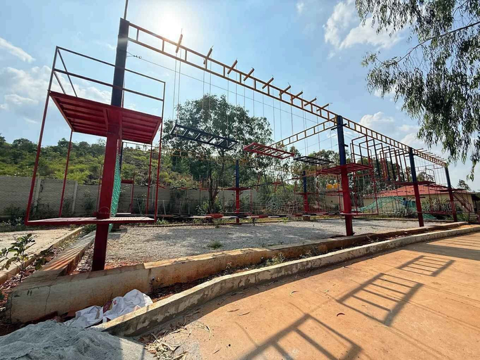 Ropes course (team building), Benchkal Resort, Tumkur