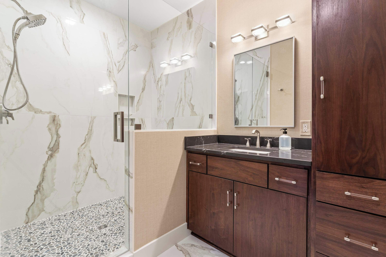 Bathroom 2, The Luxe Barn Home for 4, Iredell