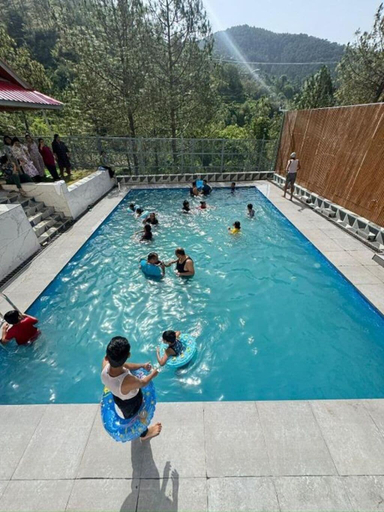 Pool, The Chail Pine Orchard Resort, Solan