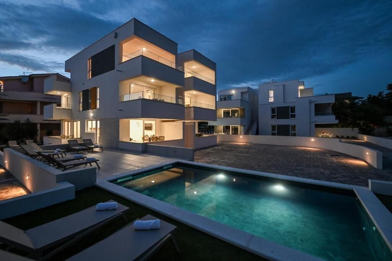 Pool, Pool apartments Break B, Novalja