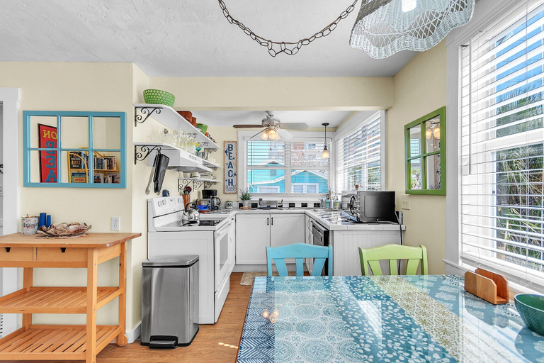 Private kitchen 2, John's Pass-time Beach Cottage #2, Pinellas