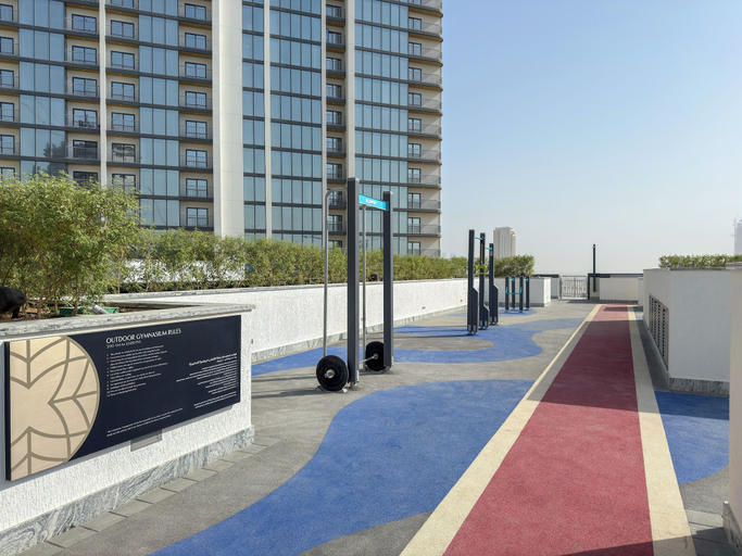 Property amenity, Modern Apartment w/ Balcony & Pool Access, Dubai