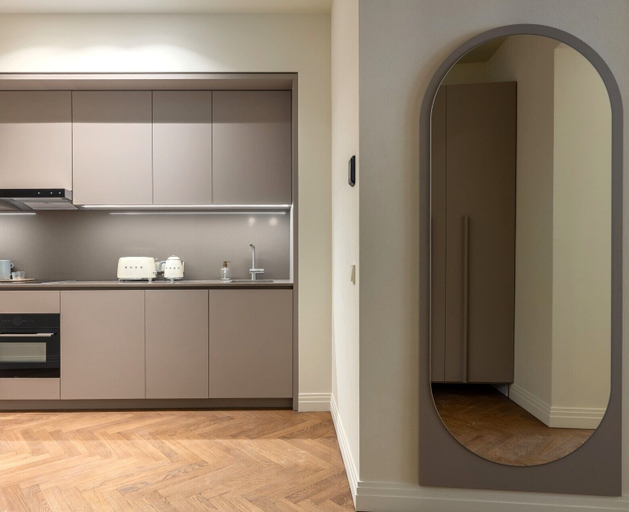 Private kitchen 2, Carillon Aparthotel - Keystone Collection, opened December 2025, Riga