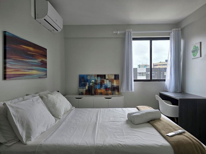 Bedroom, Apê na Ponta Verde com Wi-Fi e Piscina no Topo, Maceió (capital)