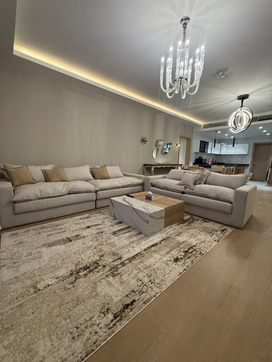 Living area 5, ALSAWAH Comfort 3BR @Aeon Towers Sheikh Zayed, Sixth of October 1 City
