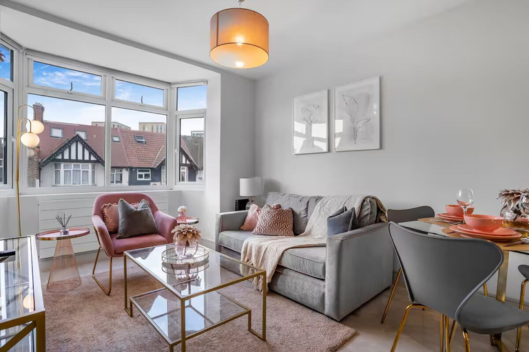 Living area 3, Wembley Park High Spec 6 Apartment Block, London