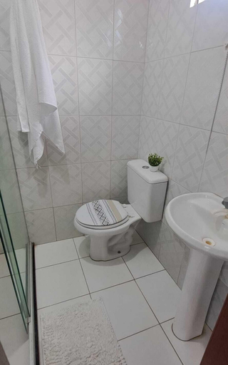 Bathroom, Pousada Sol de Berlinque, Vera Cruz