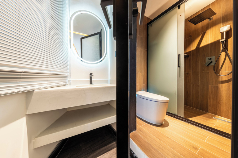 Bathroom 3, Xijiang Yunting Light Luxury Panoramic, Qiandongnan Miao and Dong