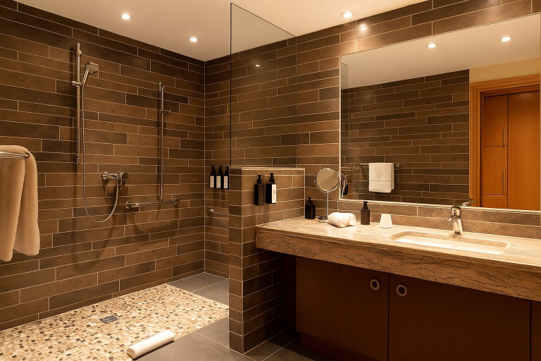 Bathroom 4, Les Saules Parc & Spa – Teritoria, Ain