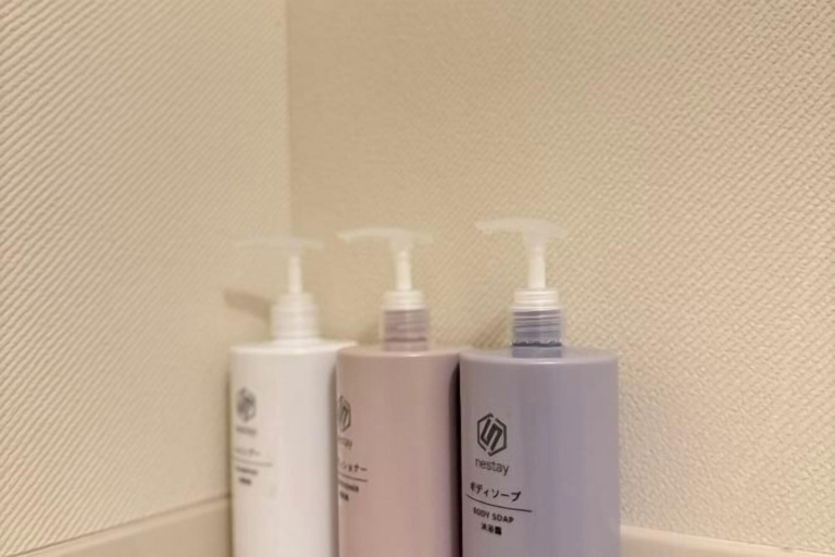 Bathroom amenities, Nestay villa Tokyo Ueno, Taitō