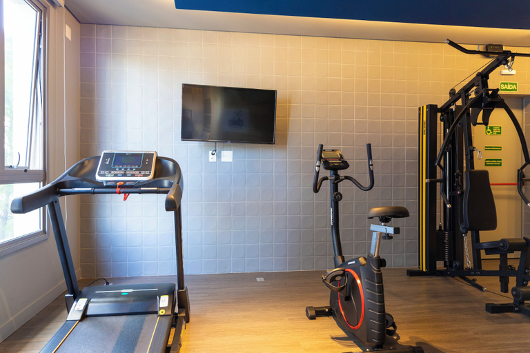 Gym 5, Modern, fully equipped, and well-lit with AC and gym, São Paulo