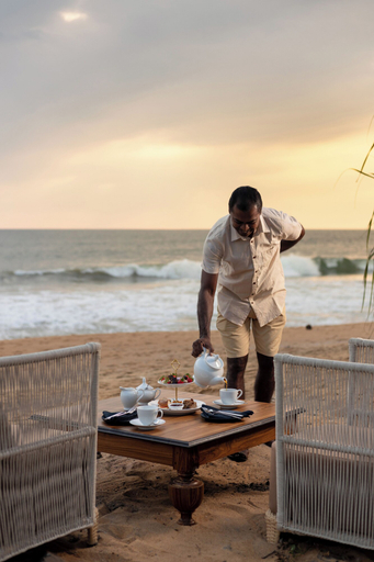 Coffee service 2, Oruva Beachside Villa, Hikkaduwa