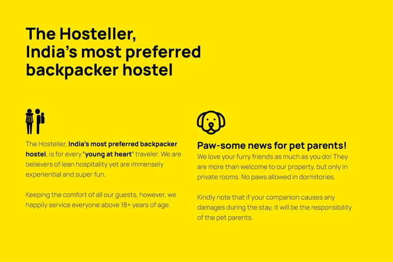 Facilities, The Hosteller Bam Coorg, Kodagu