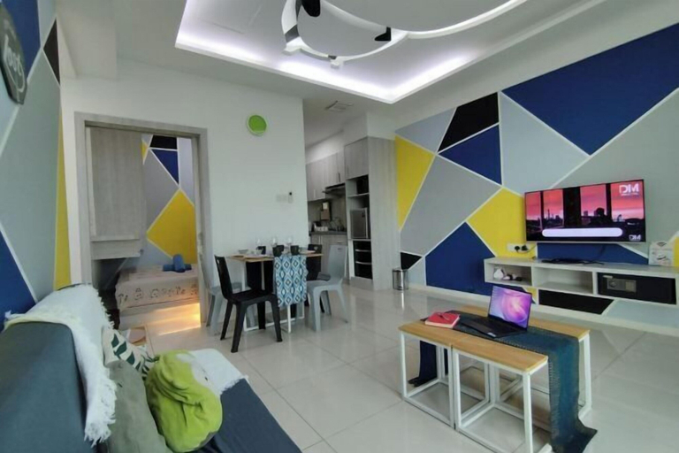 Living area, reStary Cartoon Themed Homestay, Kota Kinabalu