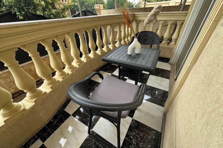 Outdoor dining 4, Chessboard Oasis - Elite 2BR apart by BC residence, New Cairo 1