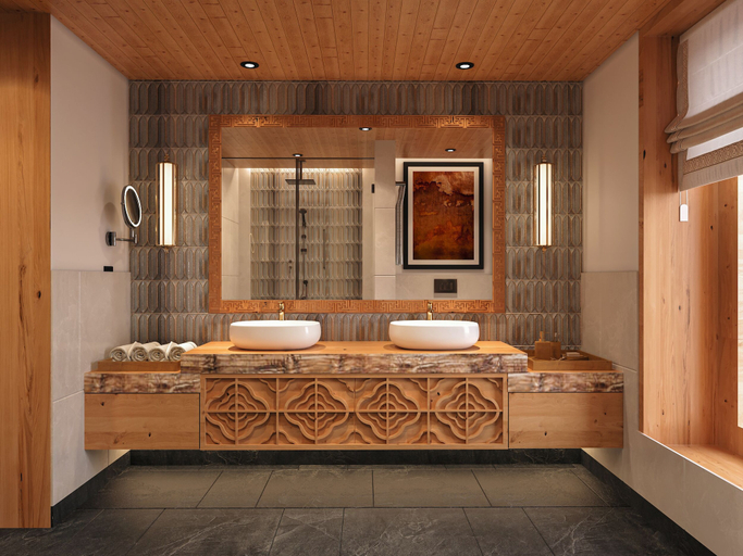 Bathroom 2, Taj Gangtey Resort And Spa, Gangte