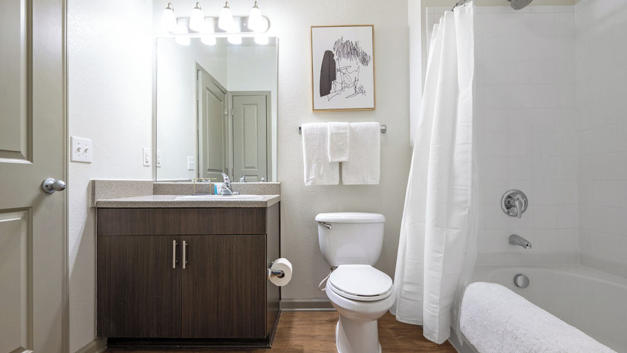 Bathroom 3,  Landing Furnished Apartments - Charlotte Northlake, Mecklenburg