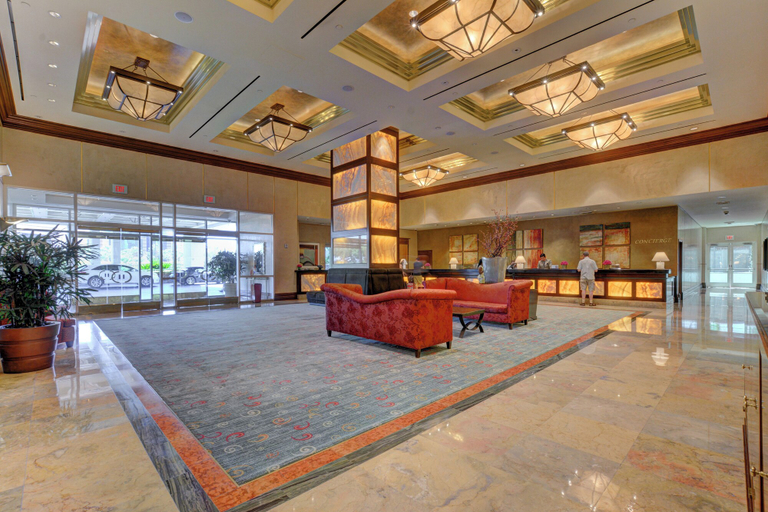 Lobby sitting area