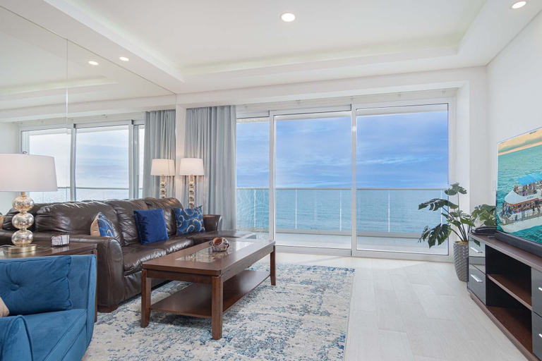 Living area 5, Splash in The New Lazy River/stay in Modern Luxury Encantamae C 402, Puerto Peñasco