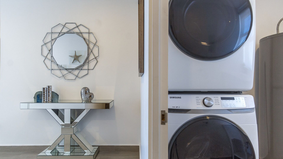 Laundry, Impressive & Beautiful 3 Bedroom Unit Ocean Front Encantame Velero-2301, Puerto Peñasco